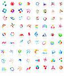 72 different colorful vector icons: (set 1)
