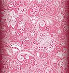 Illustration of seamless floral pattern.