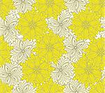 seamless yellow background of beautiful flowers of two shades