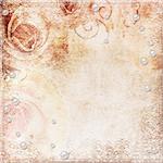 Grunge beige wedding background