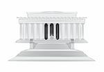 Lincoln Memorial center vector illustration