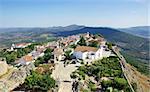 Landscape of Marvao,old village, Portugal.