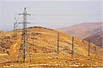 High-voltage Power Lines in Samaria, Israel