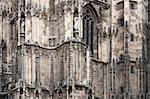 Exterior detail from Stephansdom cathedral - Vienna, Austria.