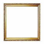 Gold picture frame