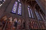 Stained Glass in Historic Grace Cathedral in San Francisco California