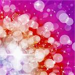 Abstract of Hot tone Aura White bokeh for Christmas web page background