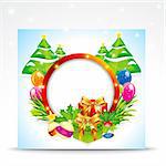 abstract christmas banner backgorund vector illustration