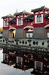 Typical Chinese ancient buildings in Xian China