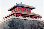 Typical Chinese ancient buildings in Xian China