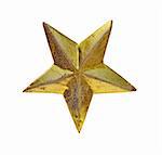 Star ornament with white background