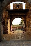 architecture details of Kalemegdan fortress in Belgrade, Despot's Gate