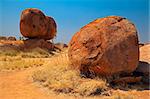 Devils marbles Northern territory Australia, giant granite boulders formed by erosion