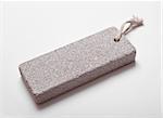 white pumice stone isolated