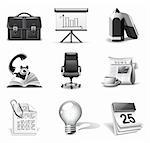 Business icons | B&W series