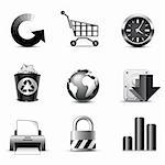 Web icons | B&W series