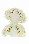 Cauliflower on White Background