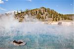 Excelsior geyser pool at yellowstone national park