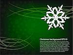 Vector christmas decoration background with snow flakes
