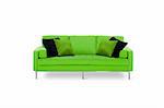 Furniture - green sofa