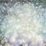 Festive winter  Christmas abstract  background with bokeh lights and stars.