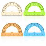 protractor ruler on a white background.