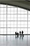 Familie am Flughafen