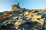 Rock formation, Belle-Ile-en-Mer, Morbihan, Brittany, France