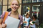 Female college student, portrait