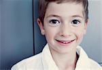 Boy smiling at camera, portrait