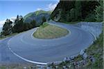 Hairpin Turn, Col de la Forclaz, Martigny, Valais, Switzerland