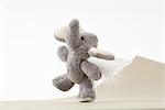 Stuffed elephant toy with wings