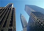 New York, Wolkenkratzer, low Angle view