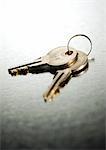 Two keys on a key ring
