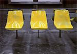 Seats in subway station