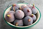 Bowl of ripe figs