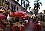 Kampung Glam est un quartier animé le soir, Singapour, Asie du sud-est, Asie