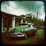 Voiture américaine classique, Viñales, Cuba, Antilles, Caraïbes, Amérique centrale