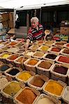 Market in Kalkan, Anatolia, Turkey, Asia Minor, Eurasia