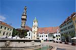 Main Square (Hlavne namestie), vieille ville, Bratislava, Slovaquie, Europe