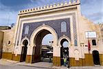 Blue Gate (Bab Boujloude), Fès, Maroc, Afrique du Nord, Afrique