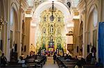 Interior of the 18th century Cathedral, Tegucigalpa, Honduras, Central America