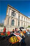 Street market outside Palacio Nacional (National Palace), San Salvador, El Salvador, Central America