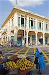 Street market in downtown San Salvador, El Salvador, Central America