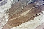 Trapeze, Linien und Bodenzeichnungen von Nasca, UNESCO World Heritage Site, Peru, Südamerika