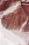 Spaceman, lignes et géoglyphes de Nasca, Site du patrimoine mondial de l'UNESCO, le Pérou, l'Amérique du Sud