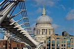 Le dôme de la cathédrale de St. Pauls, Londres, Royaume-Uni, Europe