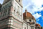 Piazza Duomo et la cathédrale Santa Maria del Fiore, Florence (Firenze), UNESCO World Heritage Site, Toscane, Italie, Europe