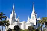 Mormon Temple in La Jolla, San Diego County, California, United States of America, North America