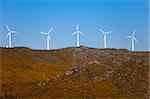 Wind farm, Pontevedra area, Galicia, Spain, Europe